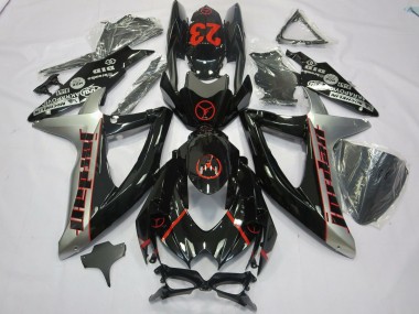 Nero Grigio Jordan 08-10 Suzuki GSXR 600-750 Carénage