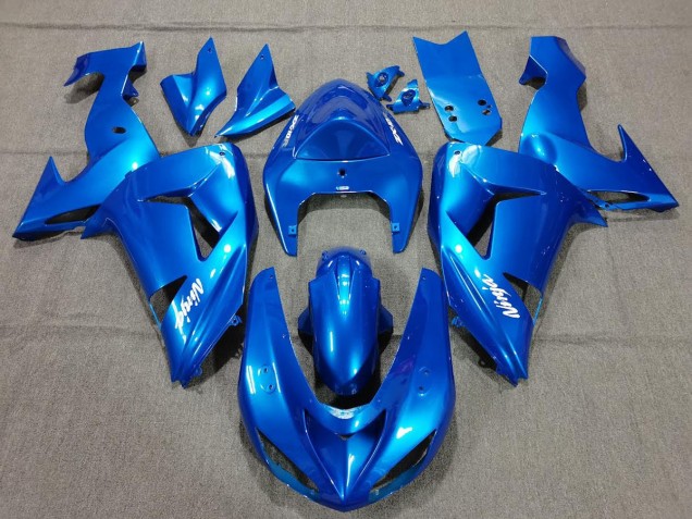 Ninja Bleu 06-07 Kawasaki ZX10R Carénage Ninja Bleu 06-07 Kawasaki ZX10R Carénage