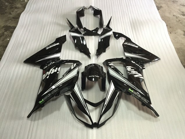 Ninja Noir 13-18 Kawasaki ZX6R Carénage Ninja Noir 13-18 Kawasaki ZX6R Carénage