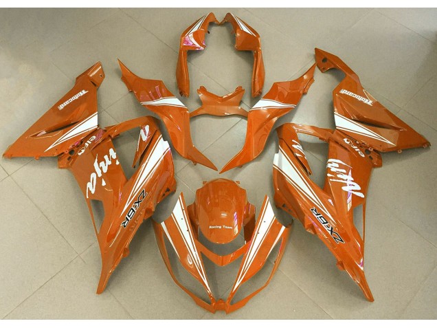 Ninja Orange 13-18 Kawasaki ZX6R Carénage Ninja Orange 13-18 Kawasaki ZX6R Carénage
