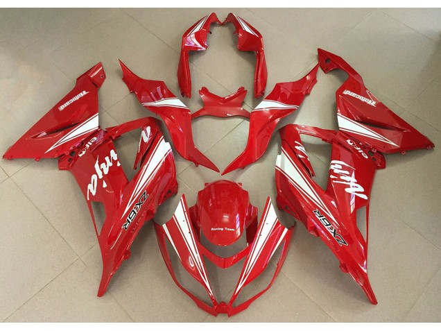 Ninja Rouge 13-18 Kawasaki ZX6R Carénage Ninja Rouge 13-18 Kawasaki ZX6R Carénage
