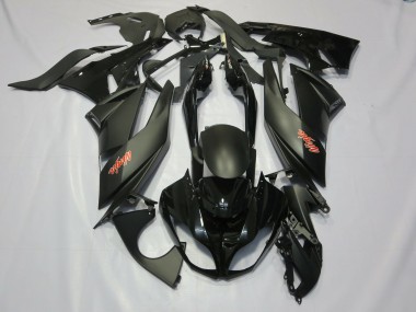 Noir 09-12 Kawasaki ZX6R Carénage