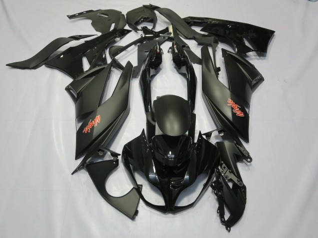 Noir 09-12 Kawasaki ZX6R Carénage Noir 09-12 Kawasaki ZX6R Carénage