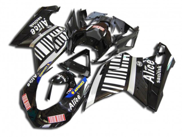 Noir Alice 07-14 Ducati 848 1098 1198 Carénage Noir Alice 07-14 Ducati 848 1098 1198 Carénage