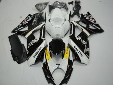 Noir & Blanc 07-08 Suzuki GSXR 1000 Carénage