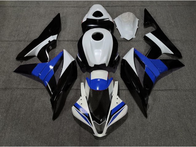 Noir Blanc & Bleu 07-08 Honda CBR600RR Carénage Noir Blanc & Bleu 07-08 Honda CBR600RR Carénage