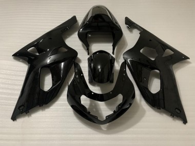 Noir Brillant 01-03 Suzuki GSXR 600-750 Carénage