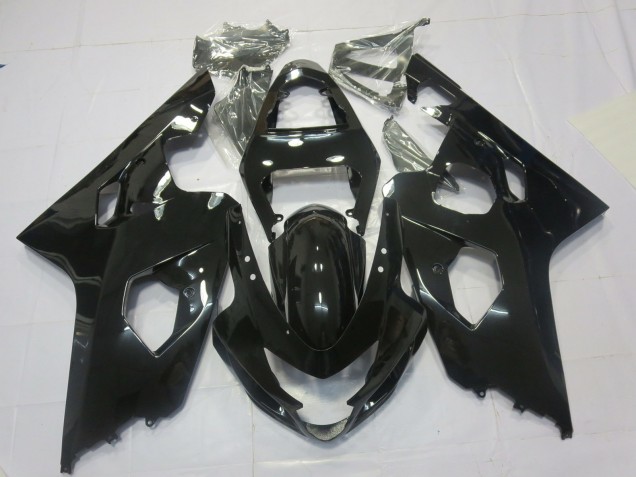 Noir Brillant 04-05 Suzuki GSXR 600-750 Carénage Noir Brillant 04-05 Suzuki GSXR 600-750 Carénage