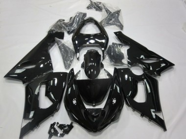 Noir Brillant 05-06 Kawasaki ZX6R Carénage