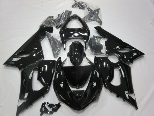 Noir Brillant 05-06 Kawasaki ZX6R Carénage Noir Brillant 05-06 Kawasaki ZX6R Carénage