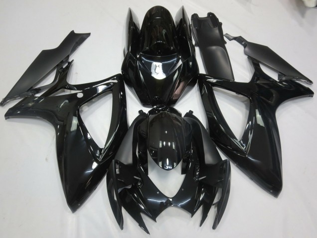 Noir Brillant 06-07 Suzuki GSXR 600-750 Carénage Noir Brillant 06-07 Suzuki GSXR 600-750 Carénage