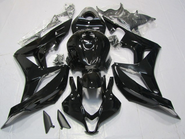 Noir Brillant 07-08 Honda CBR600RR Carénage Noir Brillant 07-08 Honda CBR600RR Carénage
