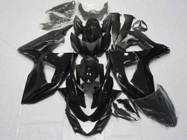 Noir Brillant 09-16 Suzuki GSXR 1000 Carénage Noir Brillant 09-16 Suzuki GSXR 1000 Carénage