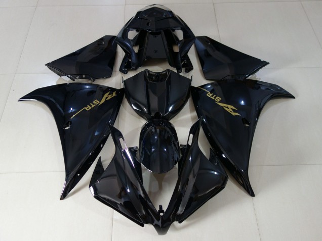 Noir Brillant 12-14 Yamaha R1 Carénage Noir Brillant 12-14 Yamaha R1 Carénage