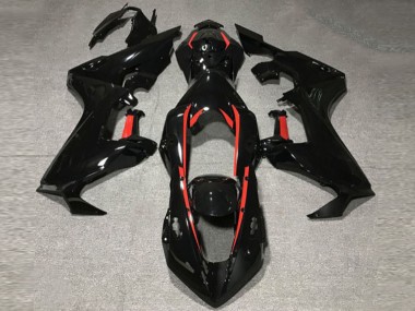 Noir Brillant Avec Doublure Rouge 17-23 Honda CBR1000RR Carénage