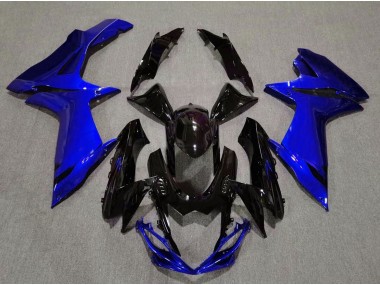 Noir Brillant & Bleu Aqua 11-24 Suzuki GSXR 600-750 Carénage