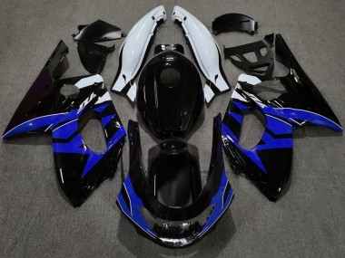 Noir Brillant Bleu & Blanc 98-07 Yamaha YZF600 Carénage