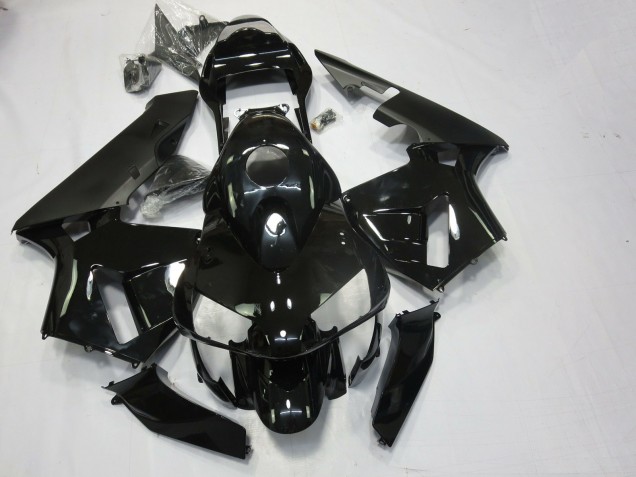 Noir Brillant & Mat 03-04 Honda CBR600RR Carénage Noir Brillant & Mat 03-04 Honda CBR600RR Carénage