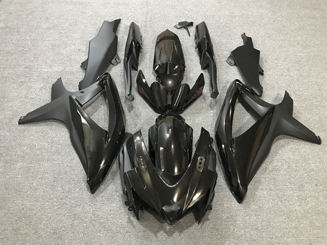 Noir Brillant/Mat 08-10 Suzuki GSXR 600-750 Carénage Noir Brillant/Mat 08-10 Suzuki GSXR 600-750 Carénage