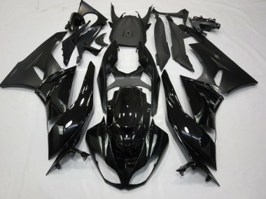 Noir Brillant Mat 09-12 Kawasaki ZX6R Carénage