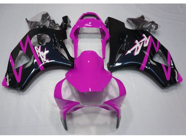 Noir Brillant & Rose 02-03 Honda CBR954RR Carénage Noir Brillant & Rose 02-03 Honda CBR954RR Carénage