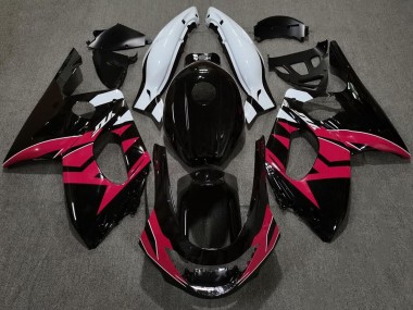 Noir Brillant Rouge & Blanc 98-07 Yamaha YZF600 Carénage
