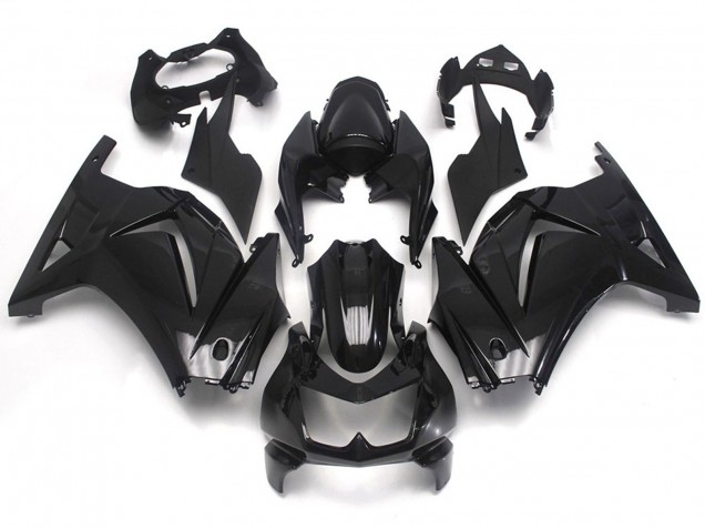 Noir Brillant Uni 08-12 Kawasaki Ninja 250 Carénage Noir Brillant Uni 08-12 Kawasaki Ninja 250 Carénage