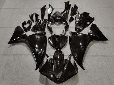 Noir Brillant Uni 09-11 Yamaha R1 Carénage