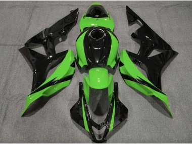 Noir Brillant & Vert 07-08 Honda CBR600RR Carénage