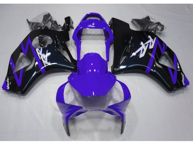 Noir Brillant & Violet 02-03 Honda CBR954RR Carénage Noir Brillant & Violet 02-03 Honda CBR954RR Carénage