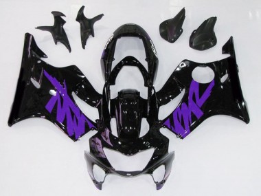 Noir Brillant & Violet 99-00 Honda CBR600 F4 Carénage
