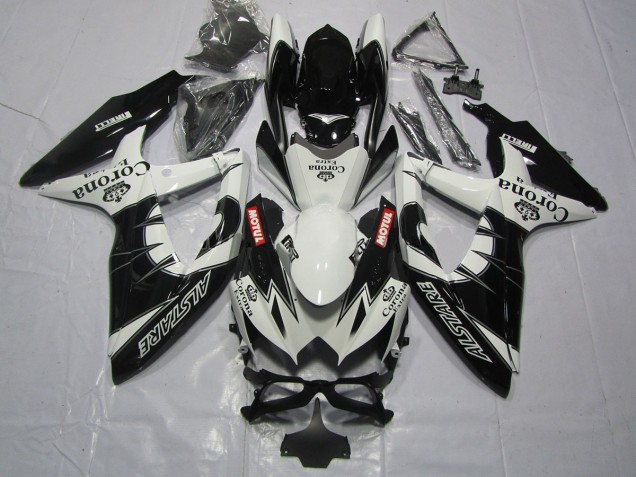 Noir Corona 08-10 Suzuki GSXR 600-750 Carénage Noir Corona 08-10 Suzuki GSXR 600-750 Carénage