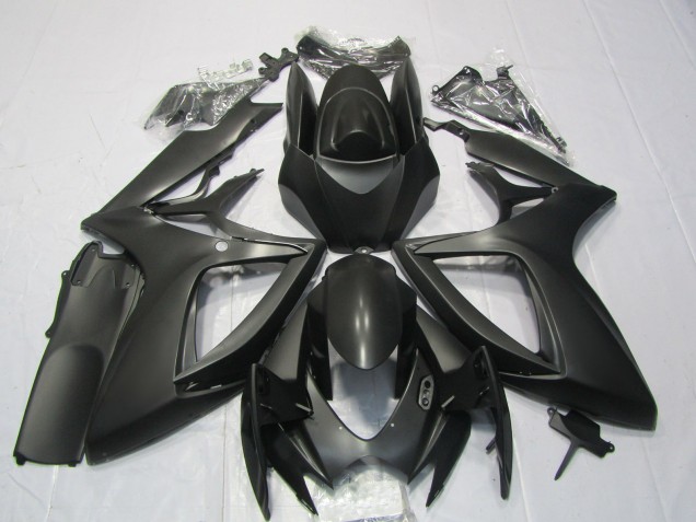 Noir Mat 06-07 Suzuki GSXR 600-750 Carénage Noir Mat 06-07 Suzuki GSXR 600-750 Carénage