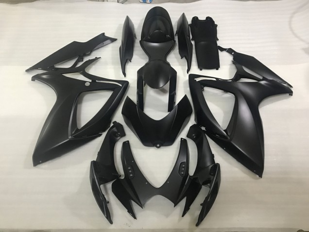 Noir Mat 06-07 Suzuki GSXR 600-750 Carénage Noir Mat 06-07 Suzuki GSXR 600-750 Carénage