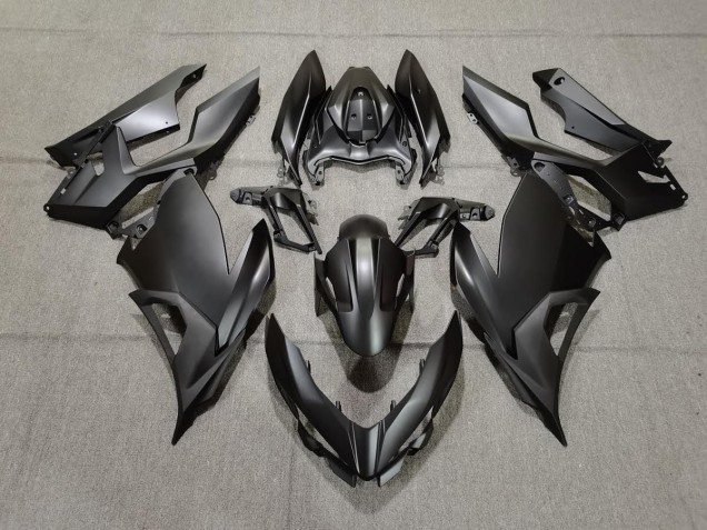Noir Mat 18-23 Kawasaki Ninja 400 Carénage Noir Mat 18-23 Kawasaki Ninja 400 Carénage