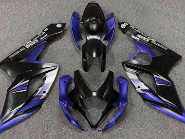Noir Mat & Bleu 05-06 Suzuki GSXR 1000 Carénage