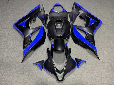Noir Mat & Bleu 07-08 Honda CBR600RR Carénage