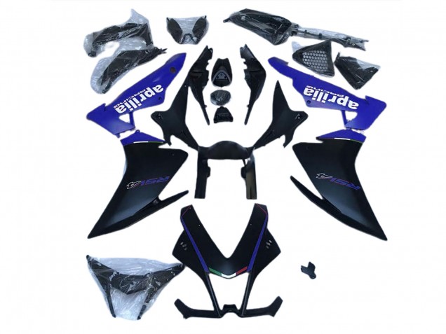Noir Mat & Bleu 10-15 Aprilia RSV4 1000 Carénage Noir Mat & Bleu 10-15 Aprilia RSV4 1000 Carénage