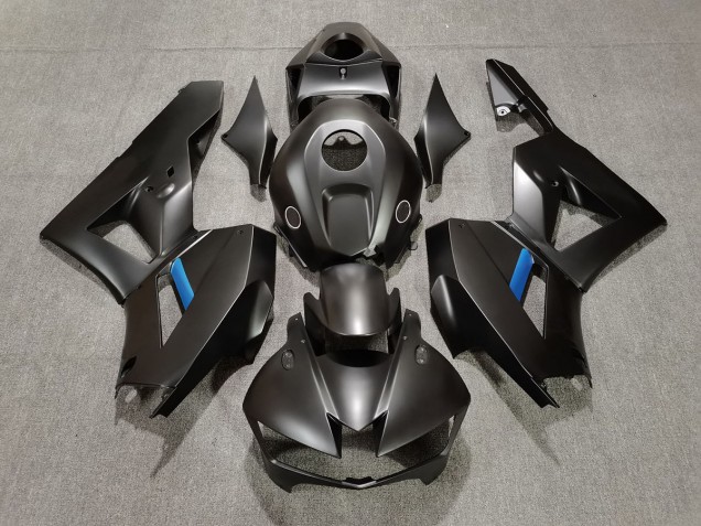 Noir Mat & Bleu 13-23 Honda CBR600RR Carénage Noir Mat & Bleu 13-23 Honda CBR600RR Carénage