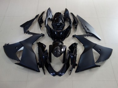 Noir Mat & Noir Brillant 09-16 Suzuki GSXR 1000 Carénage