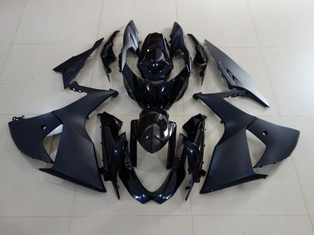 Noir Mat & Noir Brillant 09-16 Suzuki GSXR 1000 Carénage Noir Mat & Noir Brillant 09-16 Suzuki GSXR 1000 Carénage