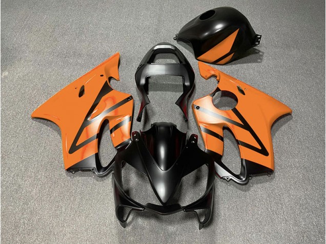 Noir Mat & Orange 01-03 Honda CBR600 F4i Carénage Noir Mat & Orange 01-03 Honda CBR600 F4i Carénage