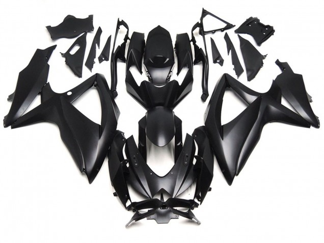 Noir Mat Profond 08-10 Suzuki GSXR 600-750 Carénage Noir Mat Profond 08-10 Suzuki GSXR 600-750 Carénage