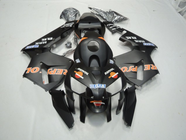 Noir Mat Repsol 03-04 Honda CBR600RR Carénage Noir Mat Repsol 03-04 Honda CBR600RR Carénage