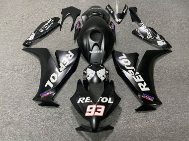 Noir Mat Repsol 12-16 Honda CBR1000RR Carénage