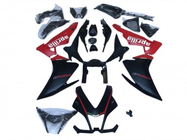 Noir Mat & Rouge 10-15 Aprilia RSV4 1000 Carénage