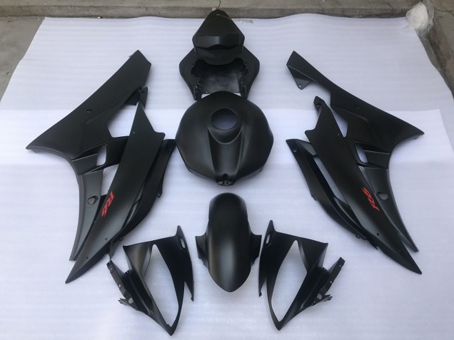 Noir Mat Uni 06-07 Yamaha R6 Carénage