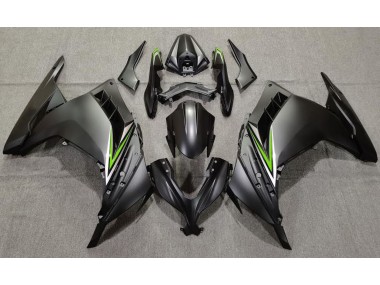 Noir Mat & Vert 13-18 Kawasaki Ninja 300 Carénage