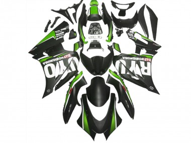 Noir Mat & Vert 17-23 Suzuki GSXR 1000 Carénage