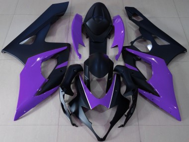 Noir Mat & Violet 05-06 Suzuki GSXR 1000 Carénage